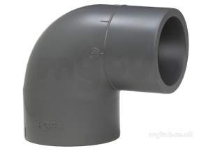 Georg Fischer Upvc Fittings and Valves Metric -  Georg Fischer Pro-fit 90d Elbow 211003 20-16