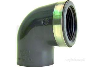 Georg Fischer Pvc Fittings 1 and Below -  Georg Fischer Upvc 90d Elbow 211012 1/2 721101206