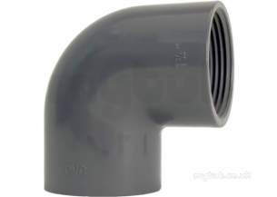 Georg Fischer Pvc Fittings 1 and Below -  Georg Fischer Upvc 90d Elbow 211016 3/4 721101607