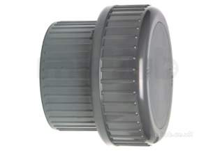 Georg Fischer Upvc Fittings and Valves Metric -  Georg Fischer Union With Blank Union End Epdm 20
