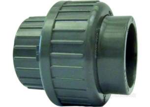 Georg Fischer Upvc Fittings and Valves Metric -  Georg Fischer Upvc Socket Union Fpm 40 721510134