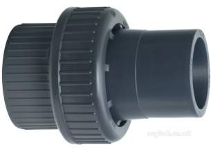 Georg Fischer Upvc Fittings and Valves Metric -  Georg Fischer Upvc Pro-fit Union Epdm Y Plus Z 16 Plus 10 721510305