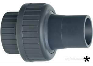 Georg Fischer Upvc Fittings and Valves Metric -  Georg Fischer Upvc Pro-fit Un Epdm Y Plus Z-rp 20 Plus 16-1/2 721510406