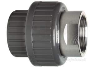 Georg Fischer Upvc Fittings and Valves Metric -  Georg Fischer Upvc Xss Union Epdm 50-rp1.1/2