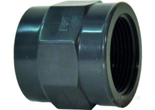 Georg Fischer Upvc Fittings and Valves Metric -  Georg Fischer Upvc Socket 219142 20-1/2 721914206