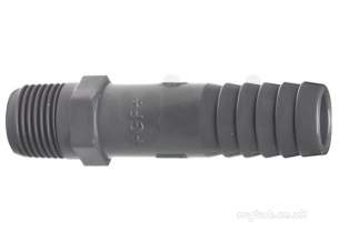 Georg Fischer Pvc Fittings 1 and Below -  Georg Fischer Upvc Hose Connector 219607 3/4 721960707