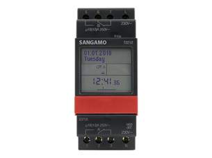 Sangamo Time Switches -  Sangamo 72212 Din Rail 2 Mod2ch 7 Day Switch