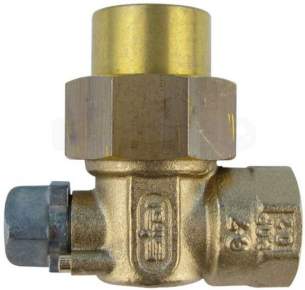Caradon Ideal Domestic Boiler Spares -  Ideal 013580 1/2inr/angled Gas Cock F/f