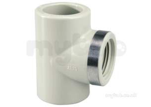 Georg Fischer Pp Tube and Fittings Metric -  Georg Fischer Pp 90d P/t Tee 272002 40x1.1/4