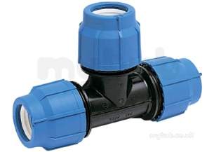 Georg Fischer Alprene Fittings -  Georg Fischer Alprene Equal Tee 6155 40pex40pex40pe