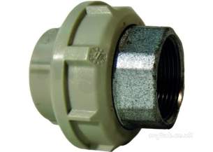 Georg Fischer Pp Tube and Fittings Metric -  Georg Fischer Pp Adaptor Union 727530307 25x3/4