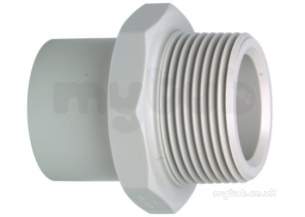 Georg Fischer Pp Tube and Fittings Metric -  Georg Fischer Pp Adpt Nipple 279105 16x3/8