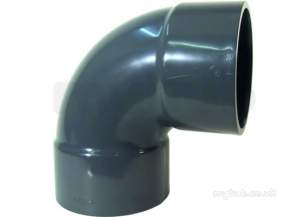 Georg Fischer Abs Fittings 1 14 and Above -  Georg Fischer Abs 90d Bend Short Patt 291011 8