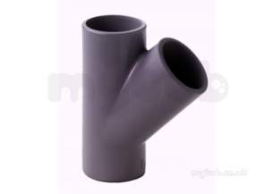 Georg Fischer Abs Fittings 1 and Below -  Georg Fischer Abs 45d Equal Tee 292511 1/2