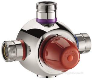 Delabie Brassware -  Delabie Premix Security 90 Group Thermostatic Mixer M1 Inch 90lpm