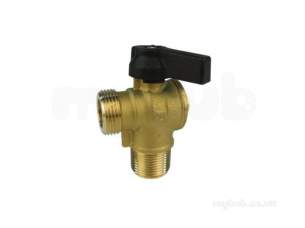 Baxi Boiler Spares -  Baxi 235925 1010059 H2o Heating Flow Tap