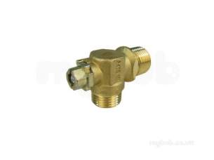 Baxi Boiler Spares -  Baxi 240805 Cold Feed Cock 15mm