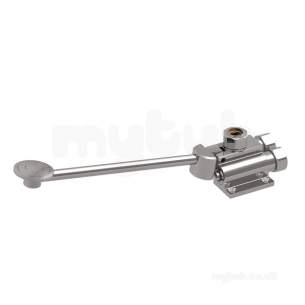 Delabie Brassware -  Delabie Mixfoot Floor Mounted Pedal Operated Mixer Mm1/2 Inch Stud Nut