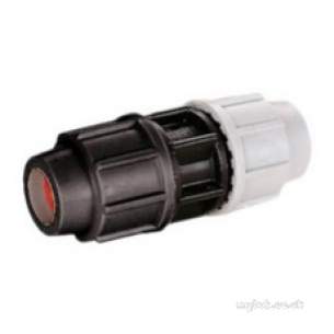 Plasson Fittings -  20 X 3/8 Inch Plasson Met/imp Slip Cplg 7418