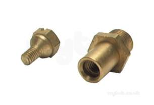 Miscellaneous Boiler Spares -  Brassware 1/8inch Pressure Test Nipple