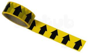 Regin Products -  Regin Rega45 Black Arrow On Yellow Tape