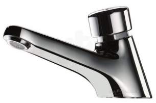 Delabie Basin Taps -  Delabie Tempostop Ab Basin Tap M1/2 Inch 7sec Time Flow Plus Back Nut