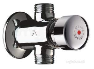 Delabie Shower Valves -  Delabie Tempostop Exposed Shower Valve M1/2 Inch Inline 30sec Time Flow