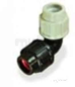 Plasson Fittings -  25mm X 3/4 Inch Plasson Met/imp Elbow 7478