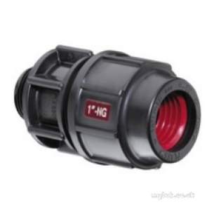 Plasson Fittings -  1/2 Inch X3/4 Inch Bsp Plasson N/gauge M Adap 7528