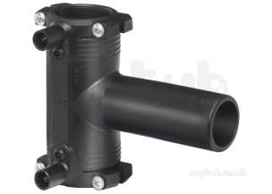 Georg Fischer Black Electrofusion Pe Fittings -  Georg Fischer Ef 90d Equal Tee Pe100 Sdr11 32 753211608