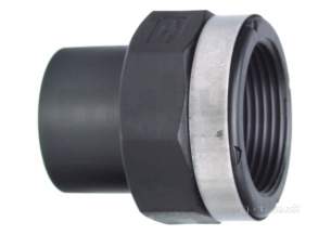 Georg Fischer Black Electrofusion Pe Fittings -  Georg Fischer Pe100 Bw Fi/bsp Socket Sdr11 63 753910271