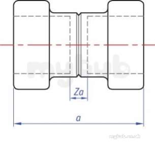 Tectite Sprint Fittings -  Tect Sprint Tt1cp Straight Coupling 10