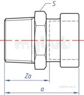 Tectite Sprint Fittings -  Tect Sprint Tt3cp Mi Str Conector 15x1/2