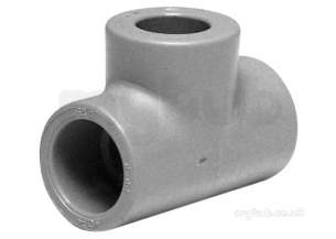 Georg Fischer Ppr Aqua System -  Georg Fischer Aquasystem Pp-r Red Tee 90 40-25-40 760840083