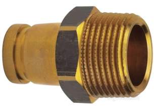 Georg Fischer Ifit -  Georg Fischer Ifit Brass Adaptor Mi Bsp 16/20x1/2