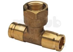 Georg Fischer Ifit -  Georg Fischer Ifit Brass Adaptor Tee Fi 16/20x1/2