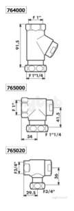 Delabie Accessories and Miscellaneous -  Delabie Elbow Stopcock Chromed Plus Flow Adjustment F1 Inch - F1 1/4 Inch