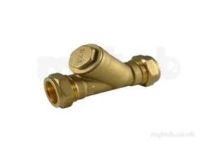 Filling Loop Non Return Valves Strainers -  Midbrass Cxc Y Type Strainer 28mm