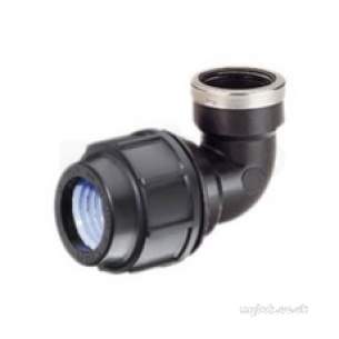 Plasson Fittings -  1/2 X 1/2 Bsp Gauge Female Elbow 7679