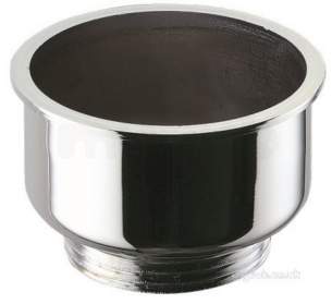 Delabie Urinals -  Delabie Urinal Outlet M1 1/4 Inch Socket To Seal 54 Chromed Brass