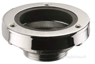 Delabie Urinals -  Delabie Urinal Outlet M1 1/4 Inch With Comp Seal 50 W-out Nut Chr Brass