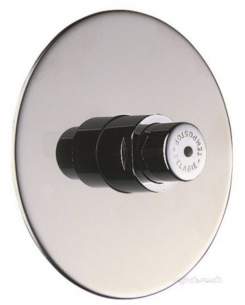 Delabie Urinals -  Delabie Tempostop Recessed Urinal Valve Ff1/2 Inch 7sec Plus Wall Plate