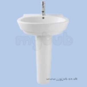 Twyford Encore -  Twyford Encore Basin 700 One Tap Hole White Er4331wh