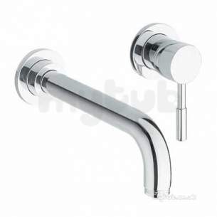 Twyfords Commercial Brassware -  Sola Sf2501 Wall Mounted Basin Mixer Chr