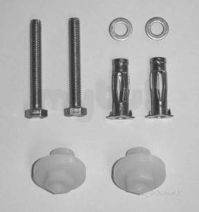 Twyfords Commercial Sanitaryware -  140mm Bolts For Plaster Wall Pair Sr1031xx