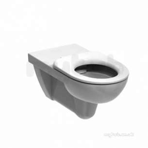 Twyford Mid Market Ware -  E100 Round Wc W/h 700 Proj R/free Pan Wh