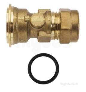 Worcester Bosch Boiler Spares -  Worcester 87161480040 15mm Service Connector