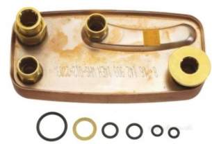 Worcester Bosch Boiler Spares -  Worcester 87161429030 Plate Heat Ex Pvw 14e