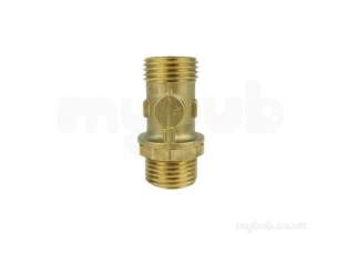 Worcester Bosch Boiler Spares -  Worcester 87161424280 Blkhd Valve 15mm X 15mm
