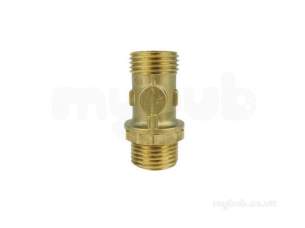 Worcester Boiler Spares -  Worcester 87161424280 Blkhd Valve 15mm X 15mm